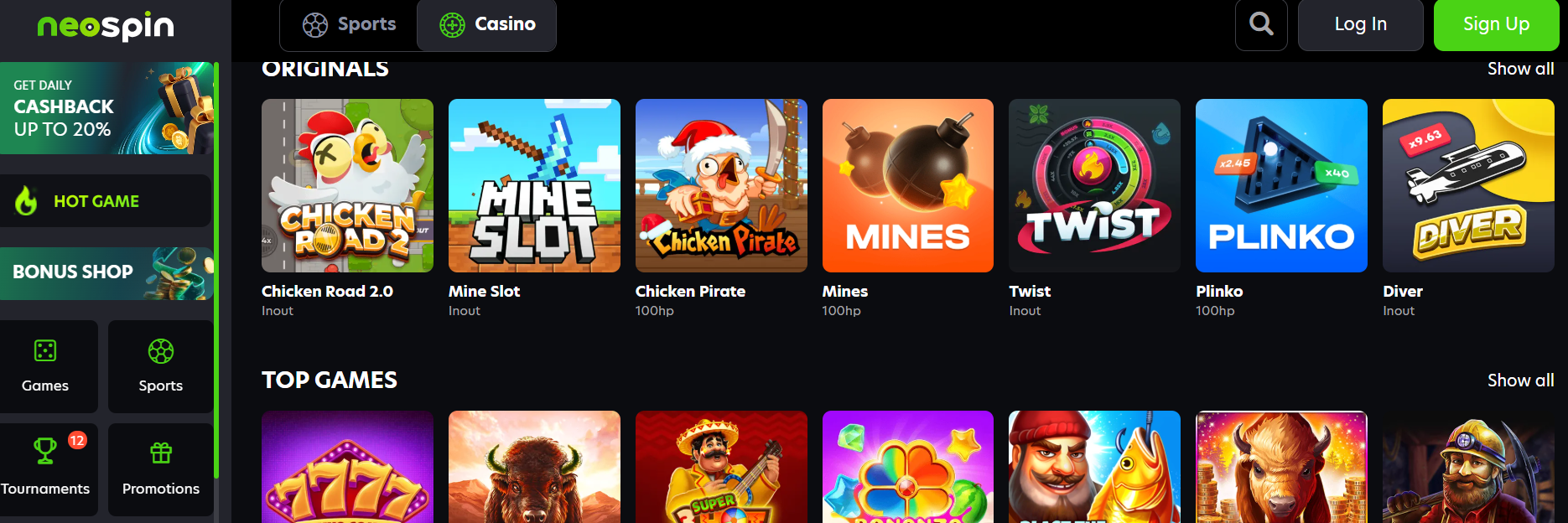 Neospin Casino Australia